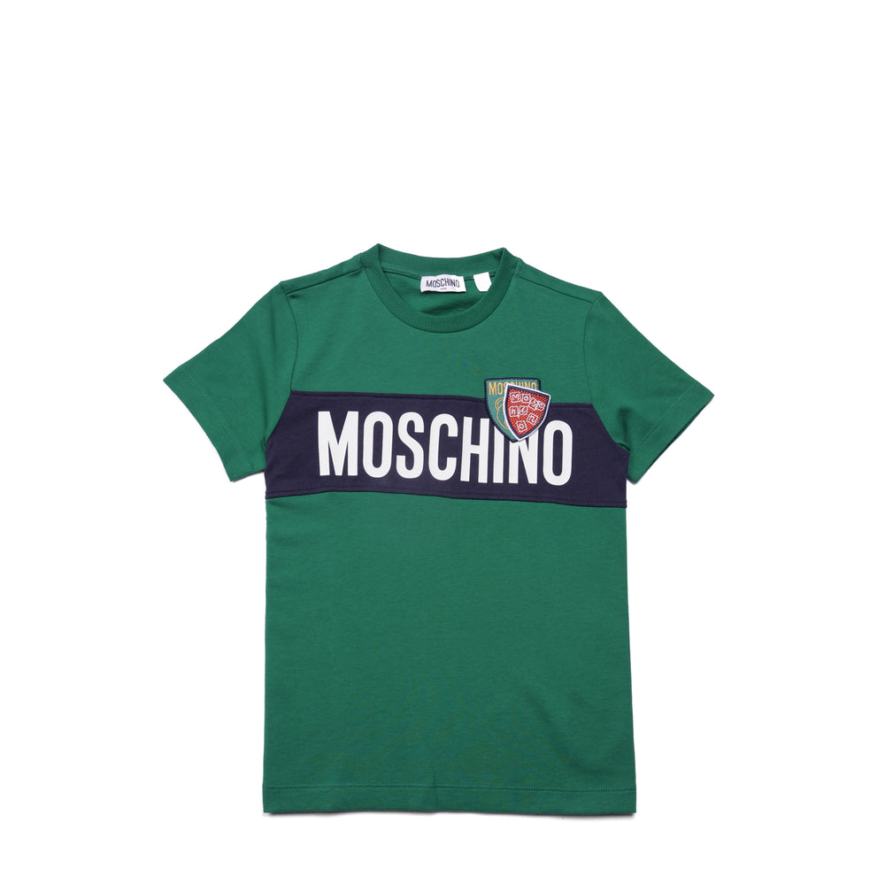 Moschino Kids Text Logo Patch T-Shirt