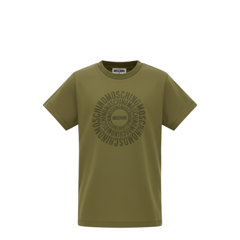 Moschino Kids Circular Logo T-Shirt