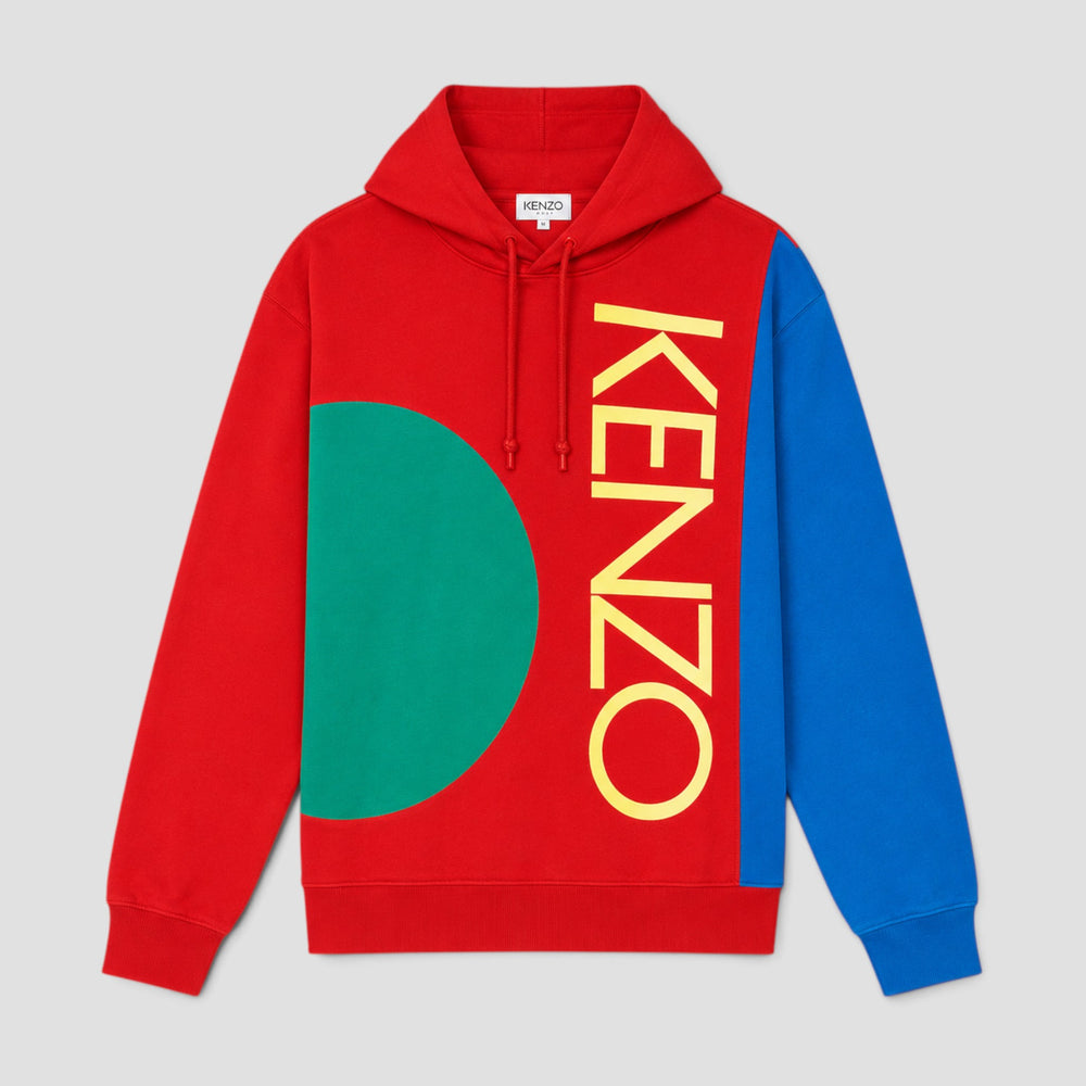 Kenzo Men's Contrast Panel Hoodie Sweatshirt