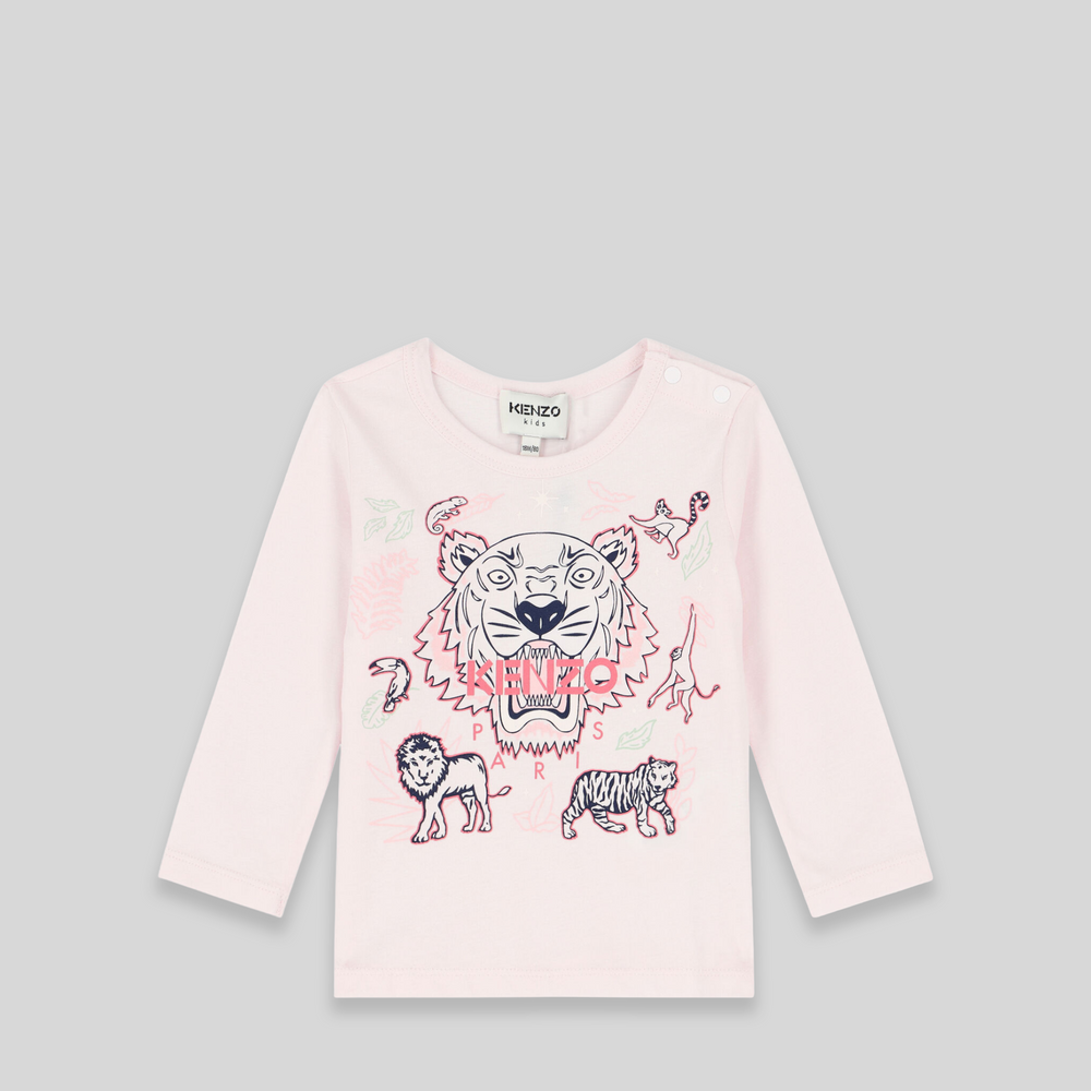 Kenzo Kids Toddler's Tiger Logo Long Sleeve T-Shirt