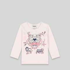 Kenzo Kids Toddler's Tiger Logo Long Sleeve T-Shirt