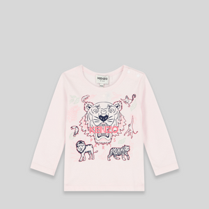 Kenzo Kids Toddler's Tiger Logo Long Sleeve T-Shirt