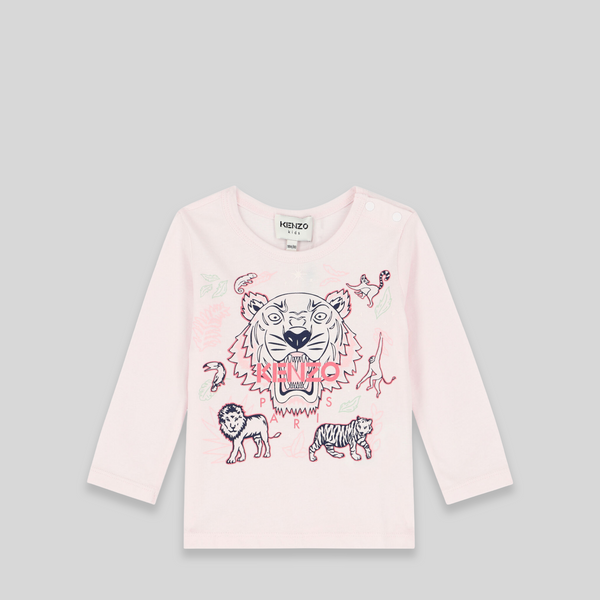 Kenzo Kids Toddler's Tiger Logo Long Sleeve T-Shirt