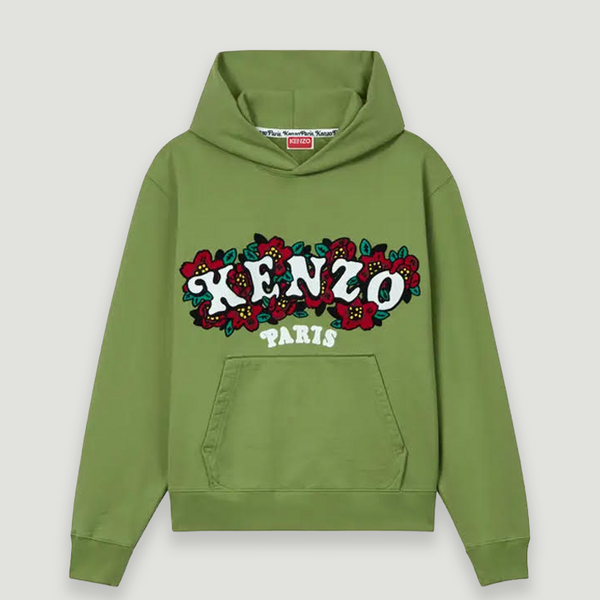 Kenzo Men's 'KENZO BY VERDY' Embroidered Hoodie Sweatshirt