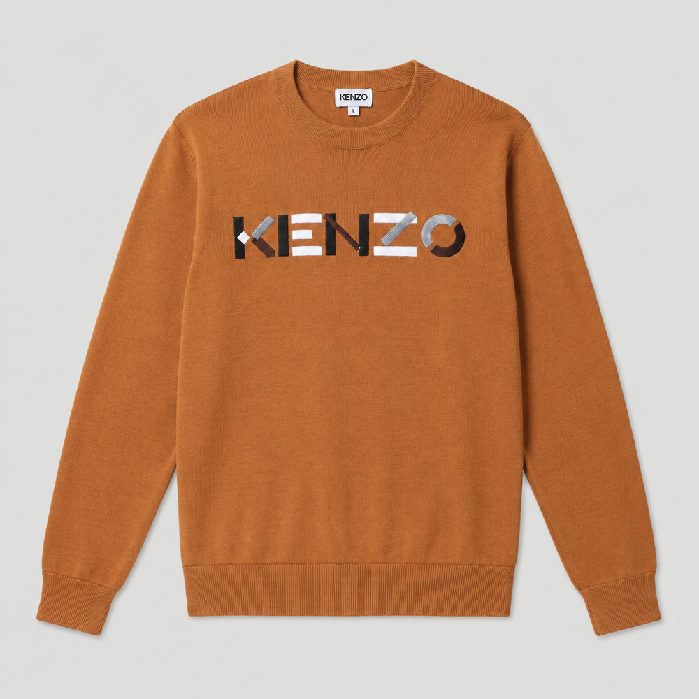 Kenzo Men's Logo Merino Wool Jumper Sweater
