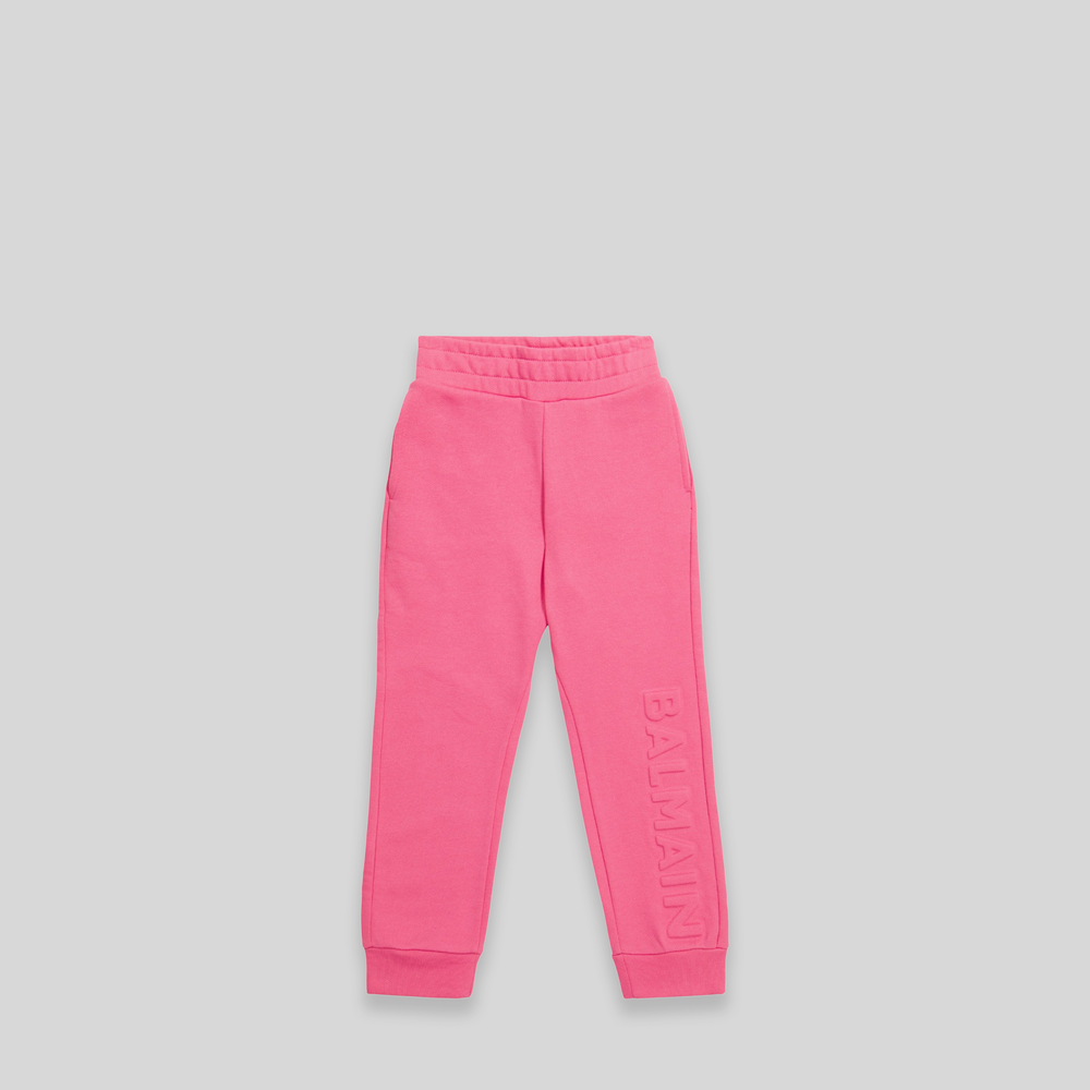 Balmain Kids Toddler's Embossed Logo Sweatpants
