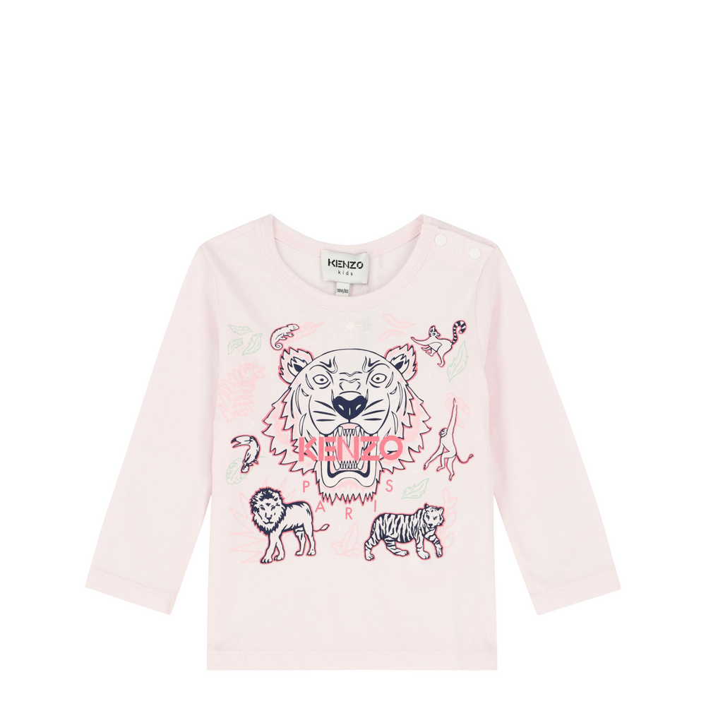 Kenzo Kids Toddler's Tiger Logo Long Sleeve T-Shirt