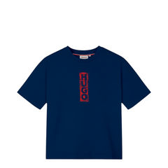 HUGO by Hugo Boss Kids Distressed Logo Oversize T-Shirt