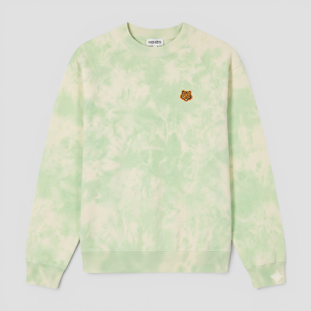 Kenzo Men's Crest Tie-Dyed Jumper Sweater