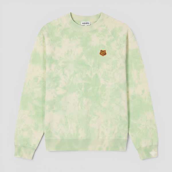 Kenzo Men's Crest Tie-Dyed Jumper Sweater