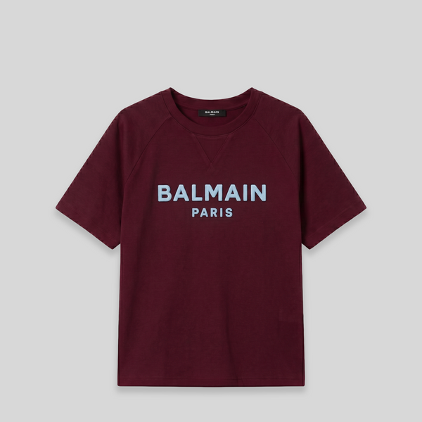 Balmain Kids Flock Logo Oversize T-Shirt
