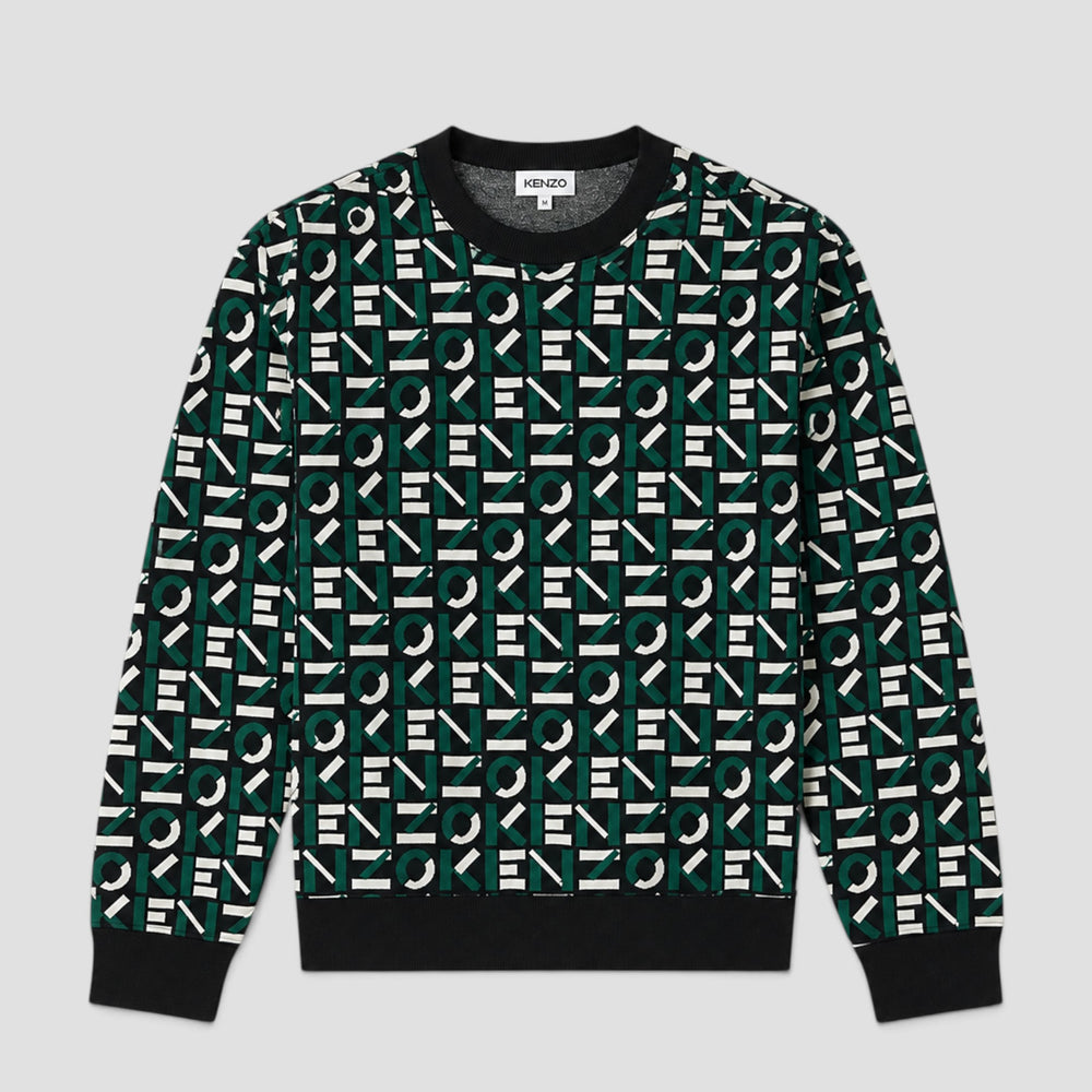 Kenzo Men's Jacquard Monogram Jumper Sweater