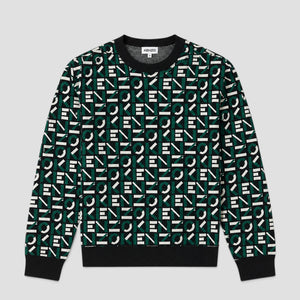 Kenzo Men's Jacquard Monogram Jumper Sweater
