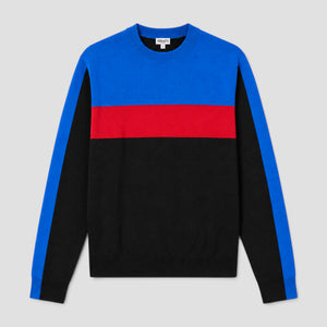 Kenzo Men's Color Block Striped Sweater