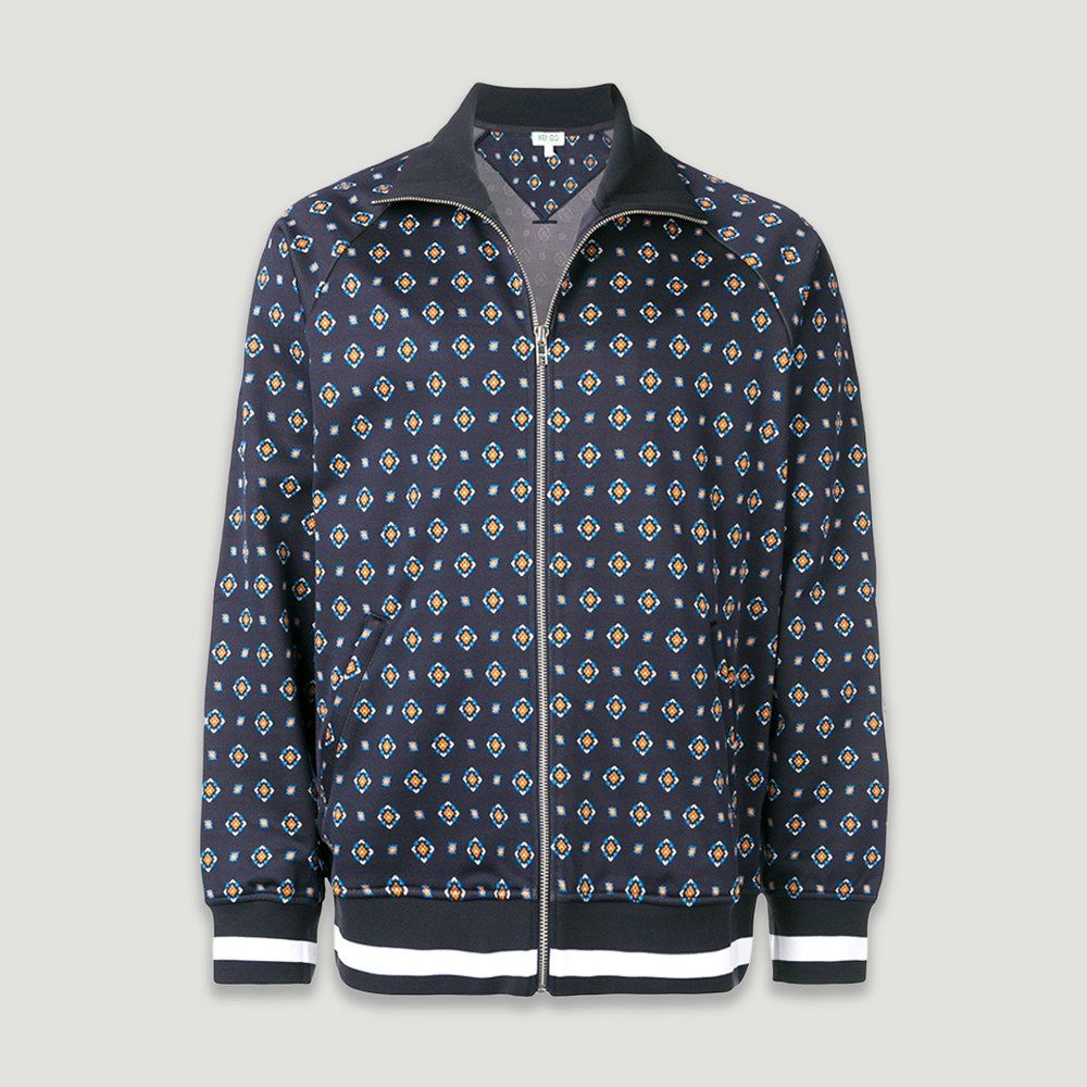 Kenzo Men's Medaillons Printed Track Jacket