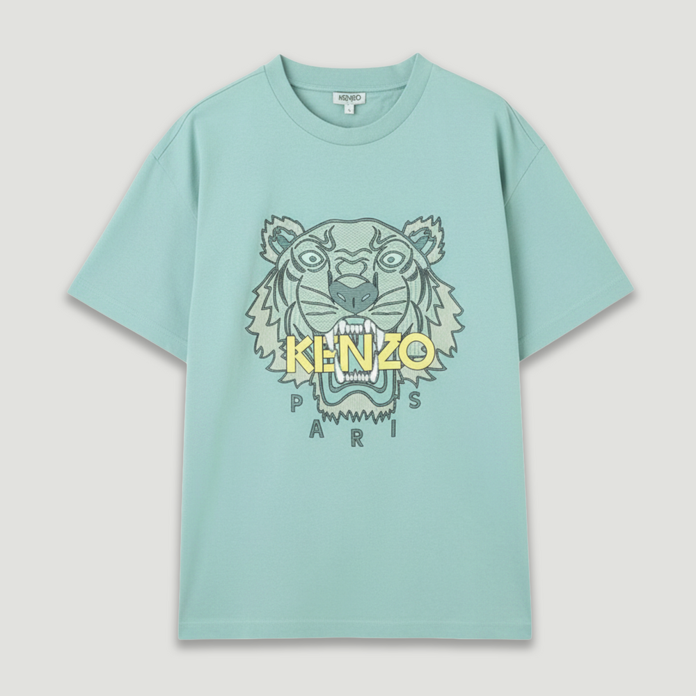 Kenzo Men's Silicone Scuba Tiger T-Shirt