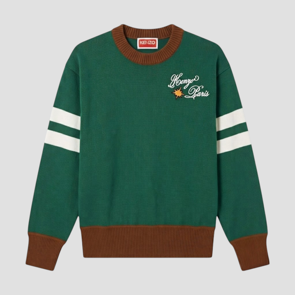 Kenzo Men's 'Party' Embroidered Jumper Sweater