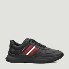 Bally Men's Darsyl Outline Sneakers in Black Leather