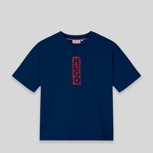 HUGO by Hugo Boss Kids Distressed Logo Oversize T-Shirt