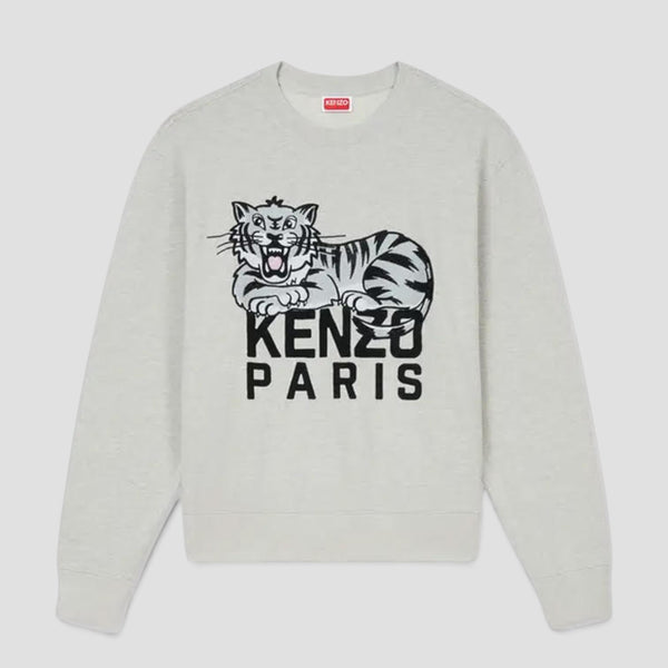 Kenzo Men's 'Happy Tiger' Embroidered Sweatshirt