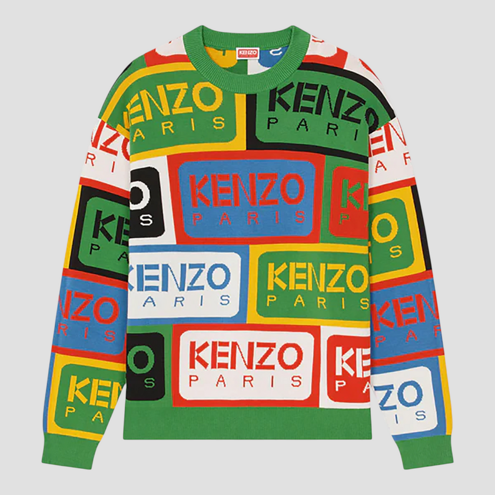 Kenzo Men's 'KENZO LABELS' Jumper Sweater