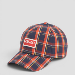 Kenzo Checkered Baseball Cap