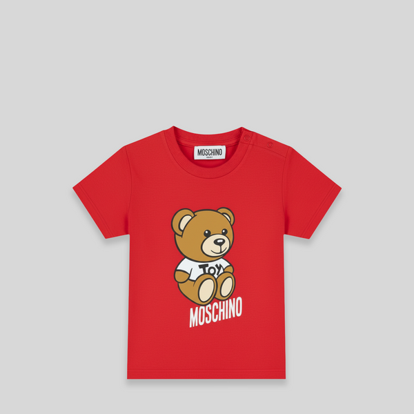 Moschino Kids Toddler's Bear Toy Logo T-Shirt