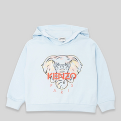 Kenzo Kids Elephant Logo Hoodie Sweatshirt