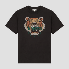 Kenzo Men's Relaxed Fit Cross Stitched Tiger T-Shirt
