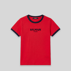 Balmain Kids Embroidered Logo T-Shirt