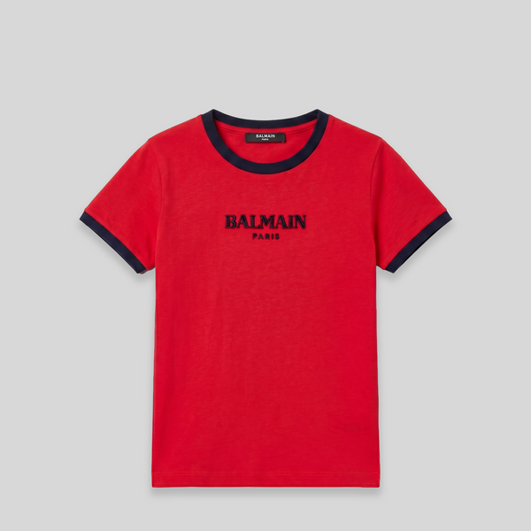 Balmain Kids Embroidered Logo T-Shirt
