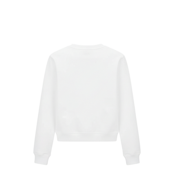 Moschino Kids Animal Print Logo Cotton Sweatshirt