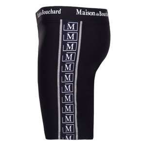 MDB Brand Women's Tape Logo Biker Shorts - Basic Color
