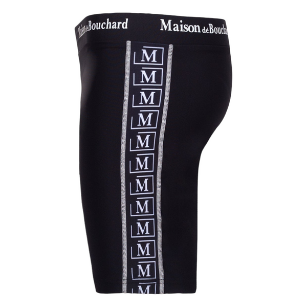 MDB Brand Women's Tape Logo Biker Shorts - Basic Color