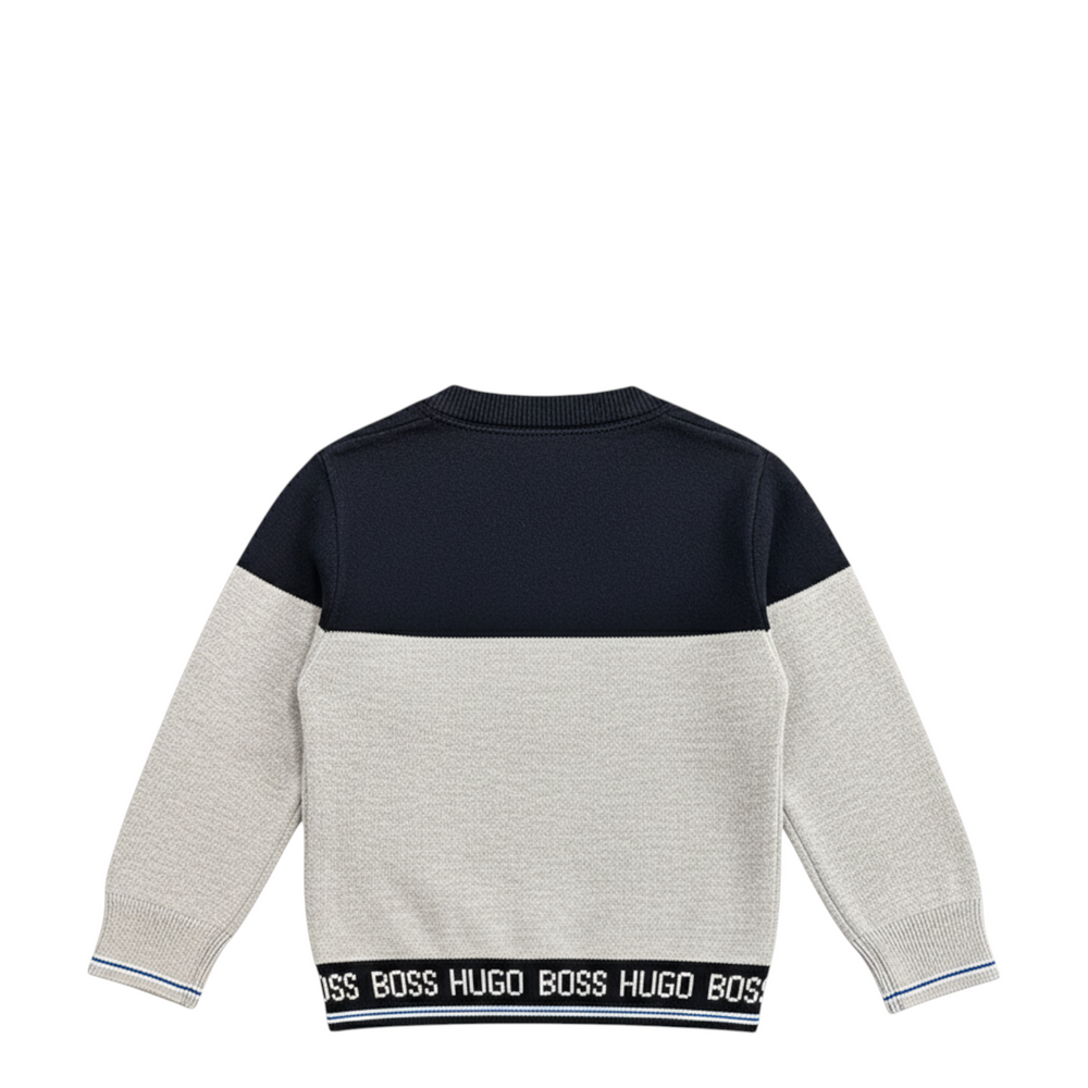 Hugo Boss Kids Toddler's Color-Block Knit Sweater