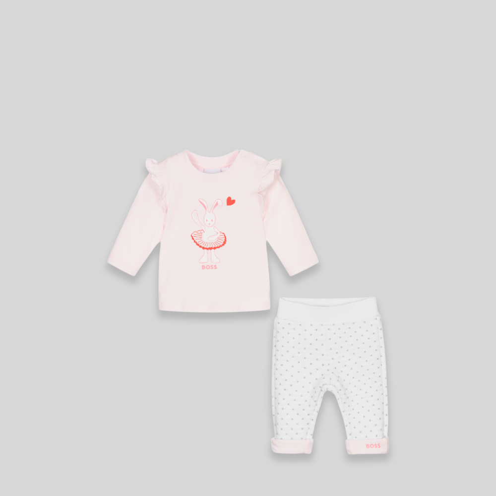 Hugo Boss Kids Toddler's Long Sleeve T-Shirt and Pants Set