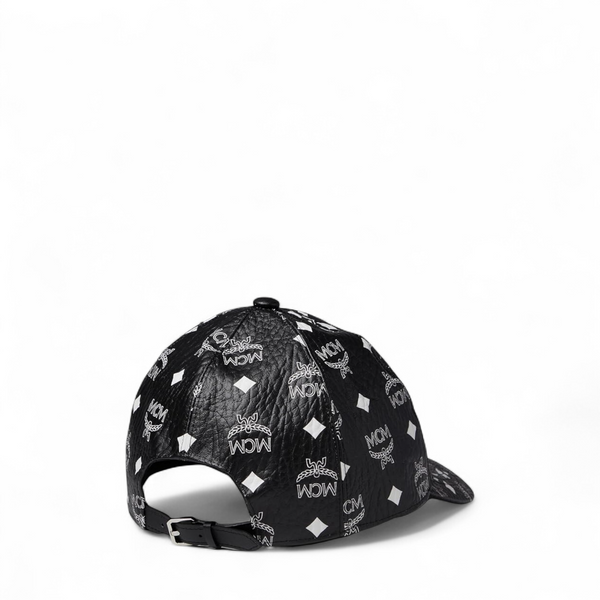 MCM Classic Leather Cap in Bandana Visetos Monogram Print
