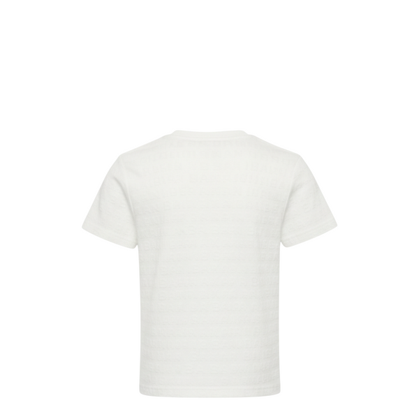 Balmain Kids Text Logo Textured T-shirt