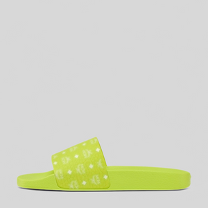 MCM Men's Monogram Print Rubber Slides