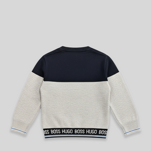 Hugo Boss Kids Toddler's Color-Block Knit Sweater