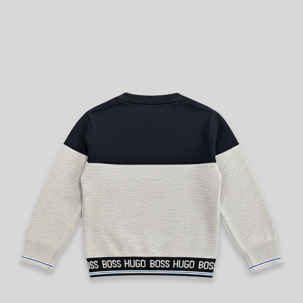 Hugo Boss Kids Toddler's Color-Block Knit Sweater