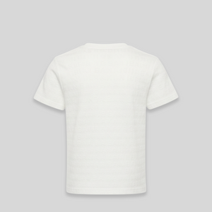 Balmain Kids Text Logo Textured T-shirt