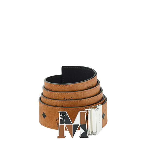 MCM Claus Weaving M Reversible 1.5" Belt in Visetos