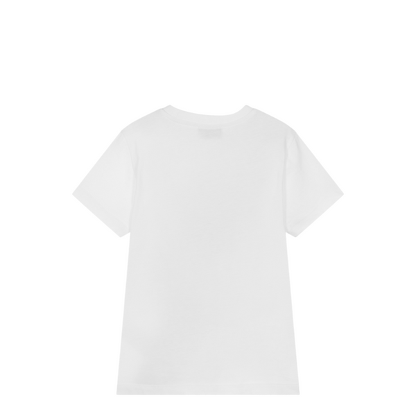 Moschino Kids Medal Stripe Graphic Logo T-Shirt