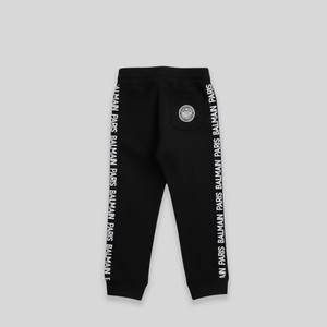 Balmain Kids Side Logo Tape Sweatpants