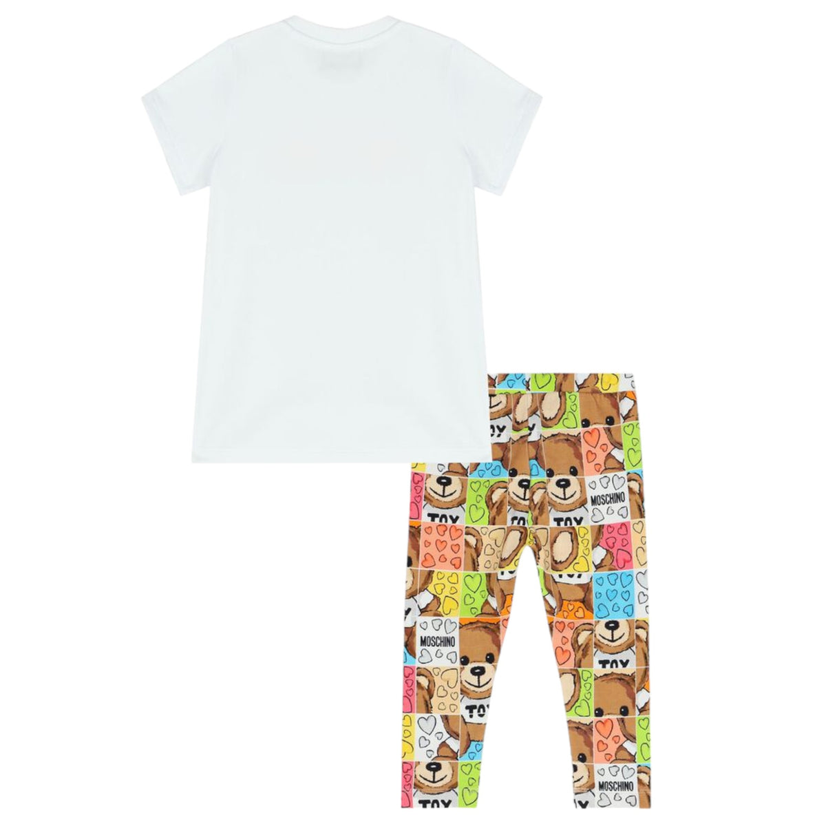 Moschino Kids Toddler's Teddy Bear Logo T-Shirt/Leggings Set