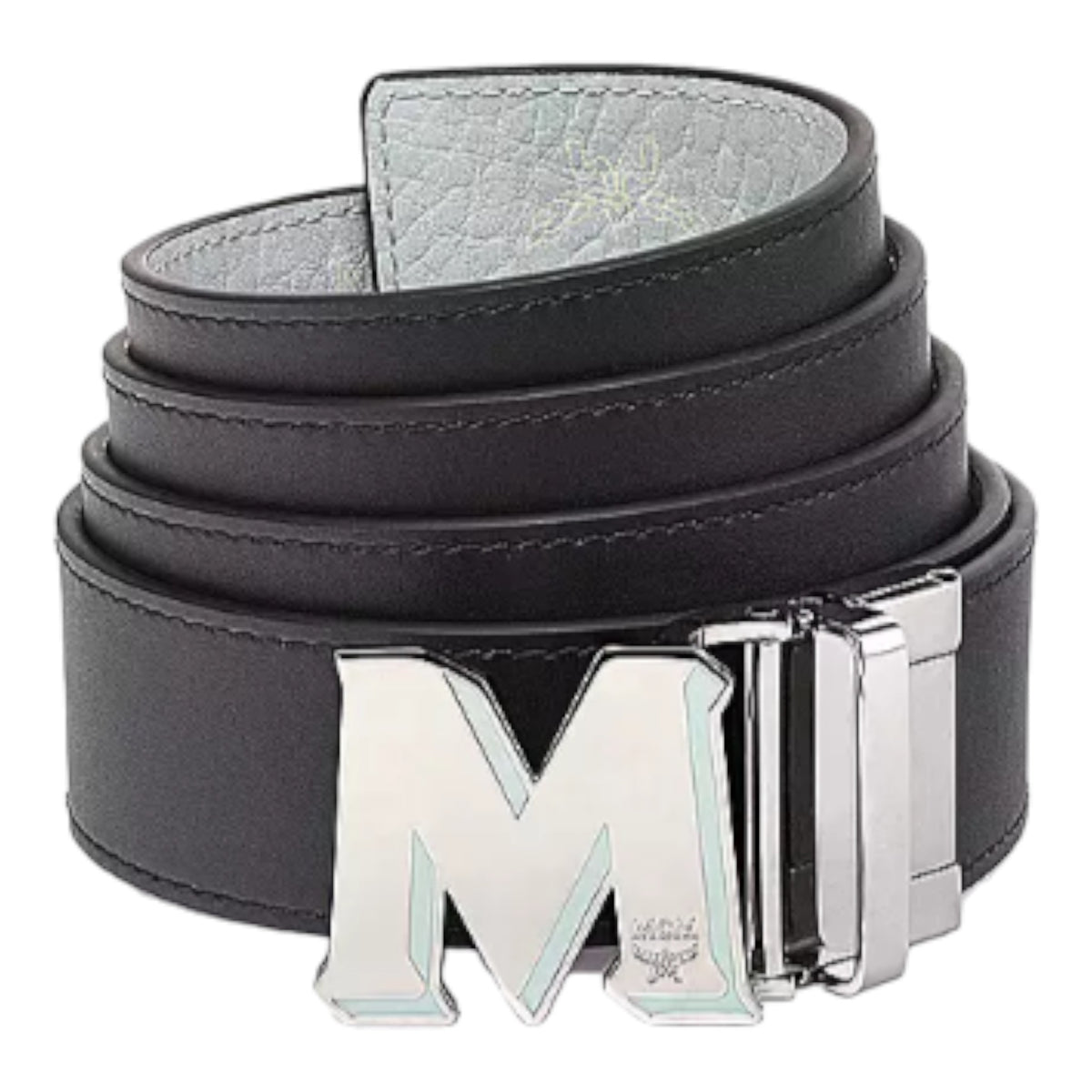 MCM Claus Epoxy M Reversible Belt 1.5" in Visetos Leather
