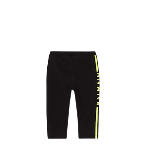 Balmain Kids Toddler's Side Stripe Logo Leggings