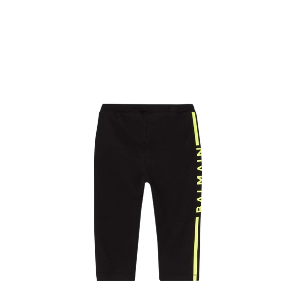 Balmain Kids Toddler's Side Stripe Logo Leggings