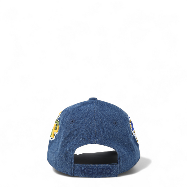 Kenzo Kids Logo Denim Baseball Cap